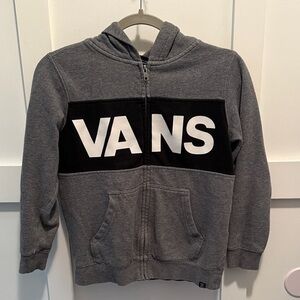 Vans Kids Gray Hoodie size small